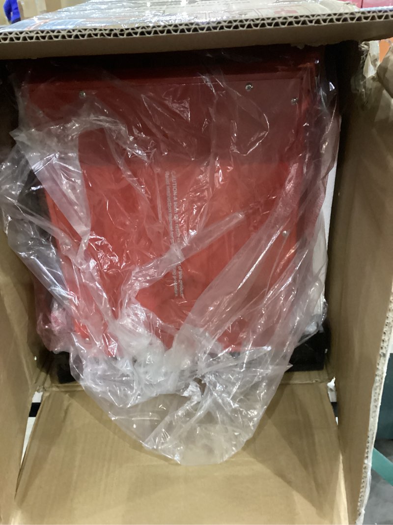 Condition photo showing New/Like New for Good Time Popcorn Machine - 3-Gallon Popper with Steel Kettle, Old Maids Drawer, Warming Tray, and Scoop for Home by Great Northern Popcorn (Red)