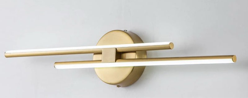 Modern 2-Light Linear Dimmable LED Vanity Light - Cool White