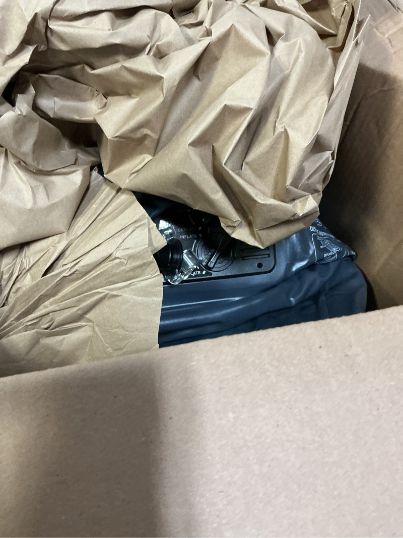 Condition photo showing As Is for Air Mattress Queen with Built in Pump - 2 Mins Quick Self Inflatable,16"/650lbs Max Blow Up Bed, All Night Stability No Lost Air?No Peculiar Smell for Camping,Home,Guests & Portable Travel 16" Queen
