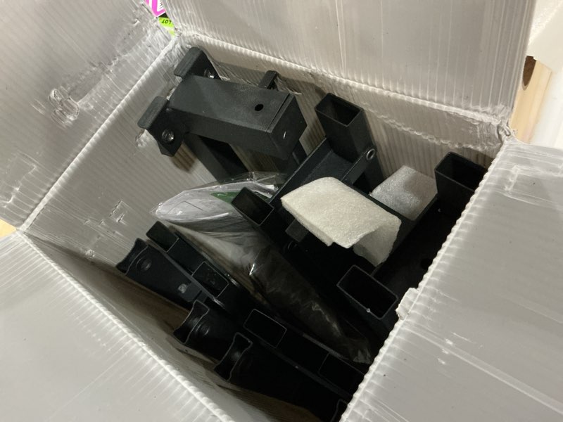 Condition photo showing As Is for low profile box spring queen size 4 inch, 3000lbs heavy duty queen box spring bed base metal mattress foundation, easy assembly, noise free