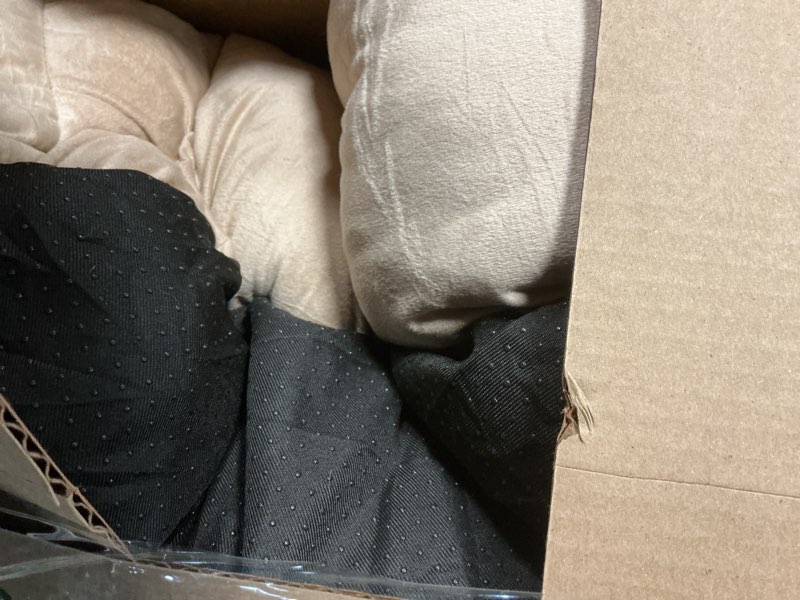 Condition photo showing Good Condition for JOEJOY Rectangle Dog Bed for Large Medium Small Dogs - Washable Orthopedic Sofa Bed, Soft Breathable Puppy & Pet Cuddler, Durable Calming Dog Bed with Anti-Slip Bottom, Multiple Sizes, Beige L(30"x 24"x 9") Beige