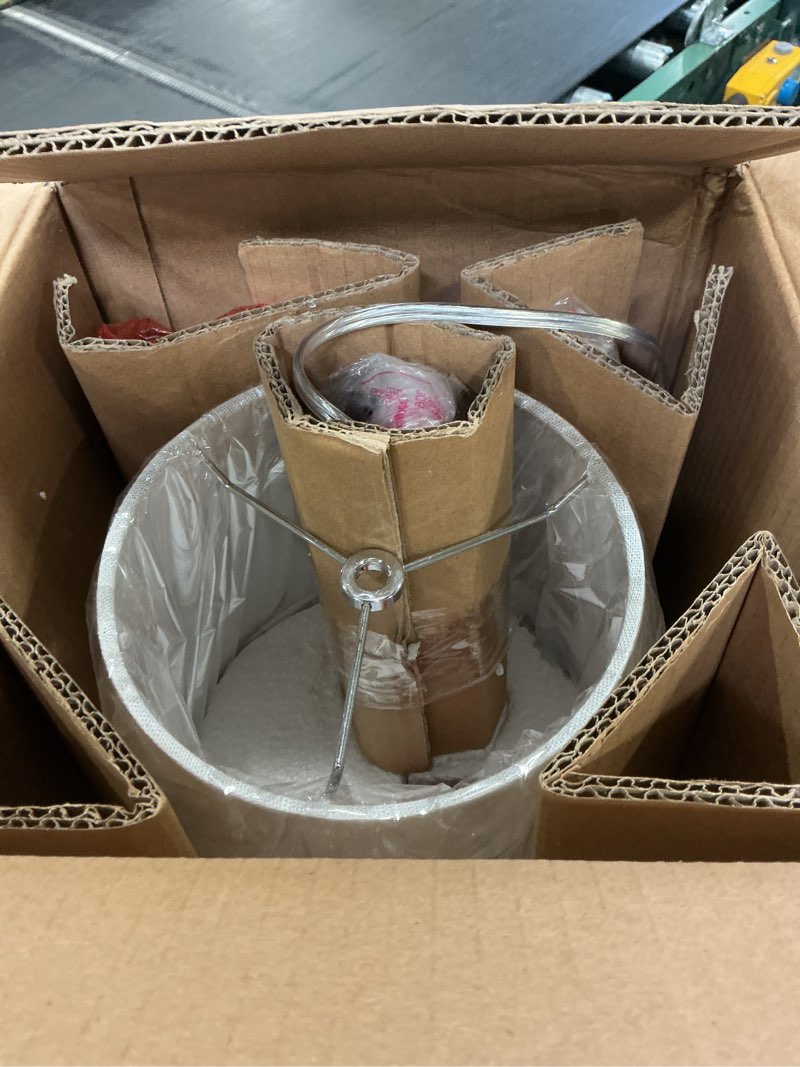 Condition photo showing New/Like New for JONATHAN Y JYL2026A Hudson 20" Crystal Mini LED Table Lamp Traditional,FrenchCountry,Transitional for Bedroom, Living Room, Office, College Dorm, Coffee Table, Bookcase, Clear/Chrome