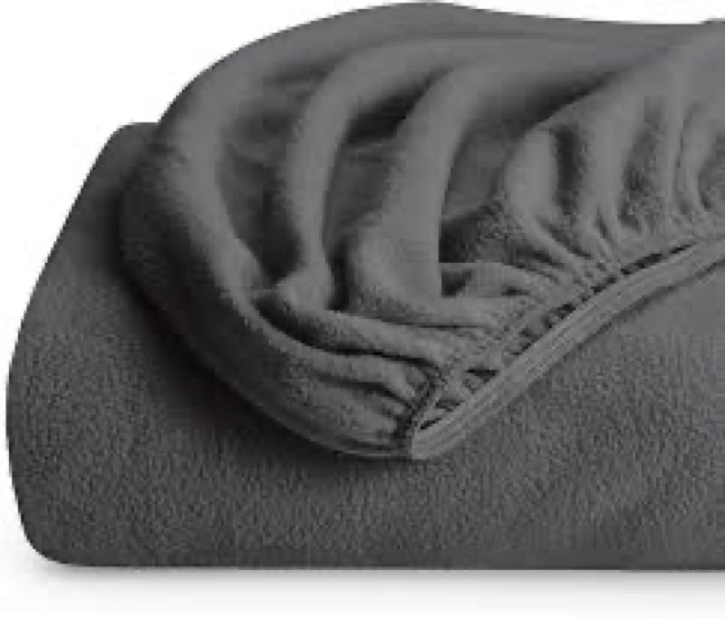 Bare Home Super Soft Fleece Sheet Set - Twin Extra Long Size - Extra Plush Polar Fleece, No-Pilling 