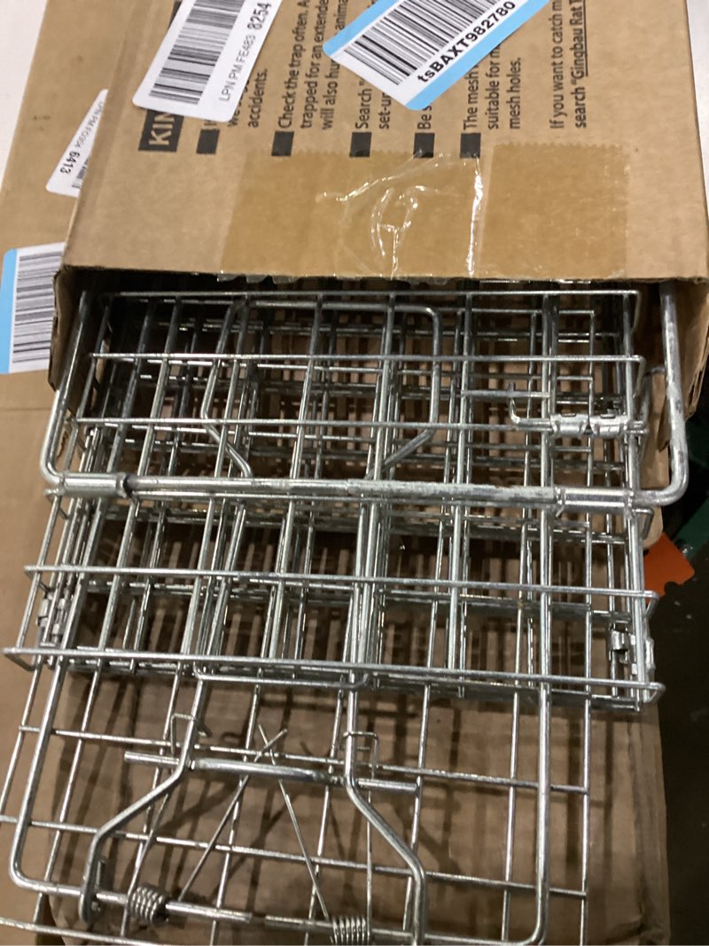 Condition photo showing New/Like New for gingbau squirrel trap foldable heavy duty humane live animal cage trap (not for mouse)