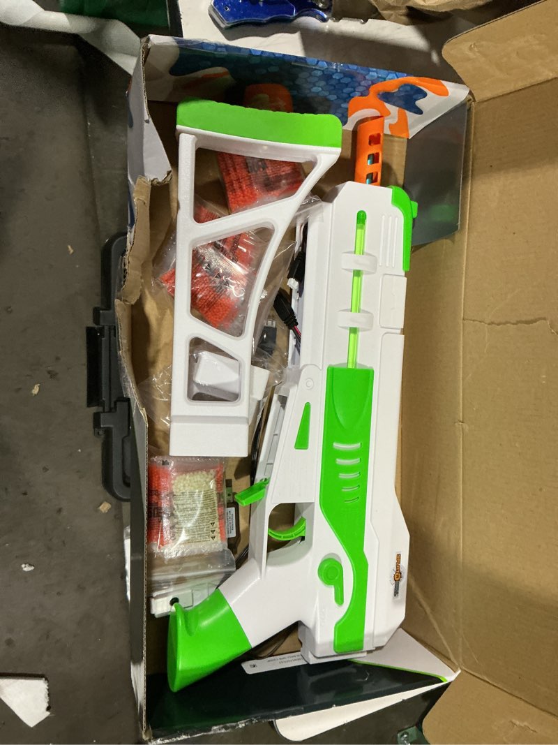 Condition photo showing As Is for splat-r-ball srb1200 pyro blaster kit