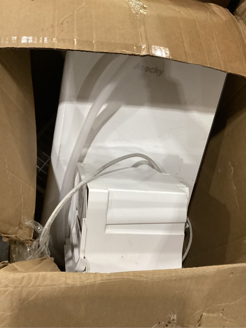 Condition photo showing Good Condition for *not tested* aeocky 4500 sq.ft energy star most efficient 2025 dehumidifier, max 80 pint/day smart compressor dehumidifier with drain hose, intelligent humidistat,for basement,bedroom,home,bathroom 80 pints - 4500 sq.ft