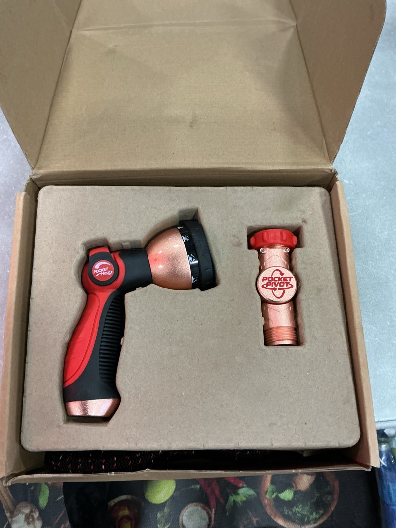 Condition photo showing Good Condition for pocket hose ballistic 100 ft expandable garden hose w/pocket pivot swivel connector, anti-burst sleeve reinforced with bulletproof fiber, lightweight, no-kink, compact, uv-protected, as seen on tv