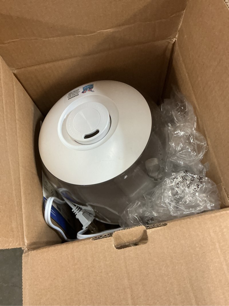 Condition photo showing As Is for dreo humidifiers for bedroom, 3l top fill 30h & 26db quiet runtime for large room, cool mist ultrasonic humidifier with humidity sensor, night light for home, baby, nursery, plants, new edition