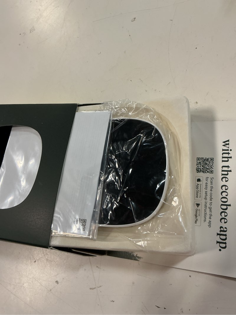 Condition photo showing Good Condition for ecobee smart thermostat essential - energy star certified programmable wi-fi thermostat - works with siri, alexa, and google assistant new 2025 ecobee smart thermostat essential - energy star certified programmable wi-fi thermostat - works with siri, alexa, and google assistant