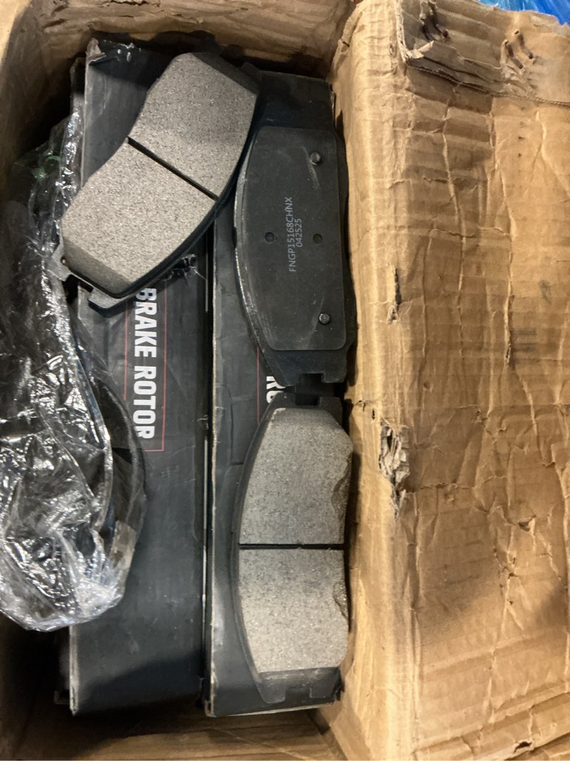 Condition photo showing As Is for Brake Pads And Rotors Kit Compatible With 2012-2015 Chevrolet Captiva Sport, 07-09 Equinox, Front Automotive Replacement Brake Kits 55148 D1264-8381 Drilled And Slotted Rotors 296mm(11.7in)