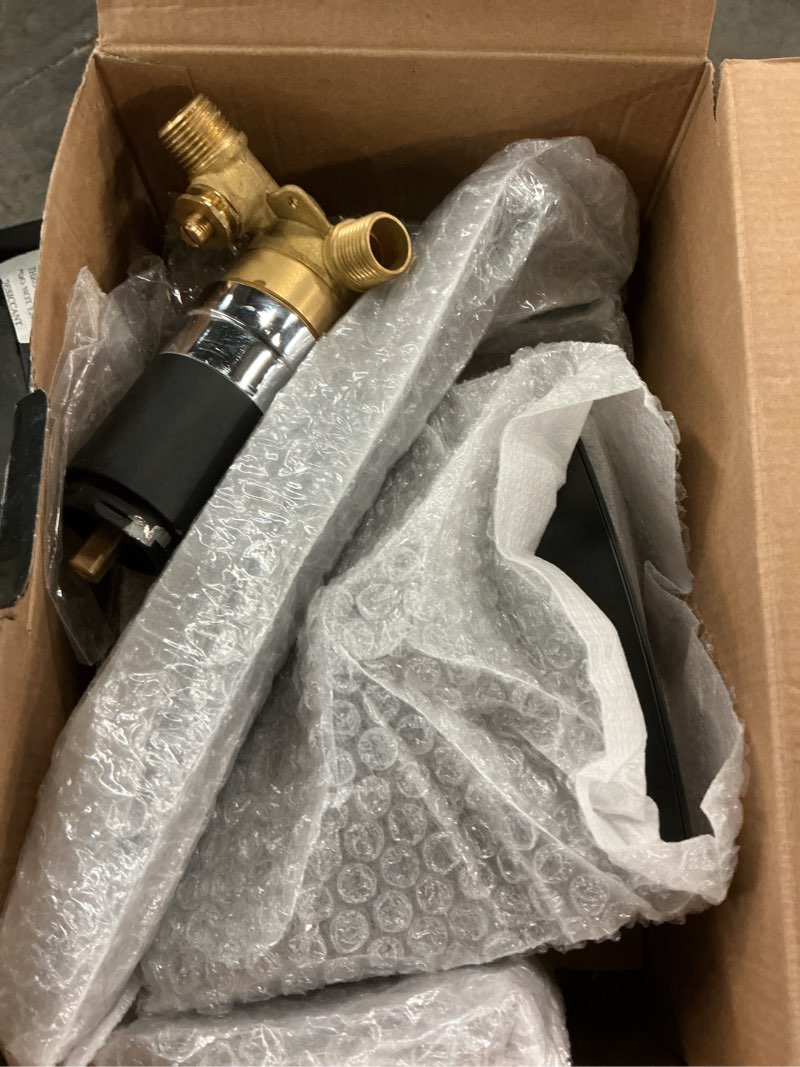 Condition photo showing Good Condition for calandine single-handle 1-spray tub and shower faucet in matte black (valve included)