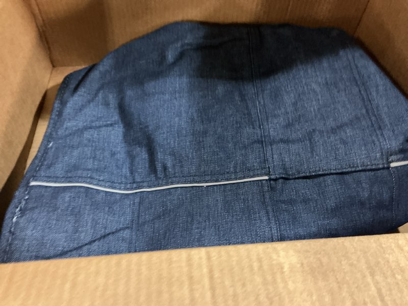 Condition photo showing New/Like New for Carhartt Firm Duck Dog Chore Coat, Insulated Weather Resistant Jacket for Cold and Windy Conditions, Denim, X-Large Denim X-Large