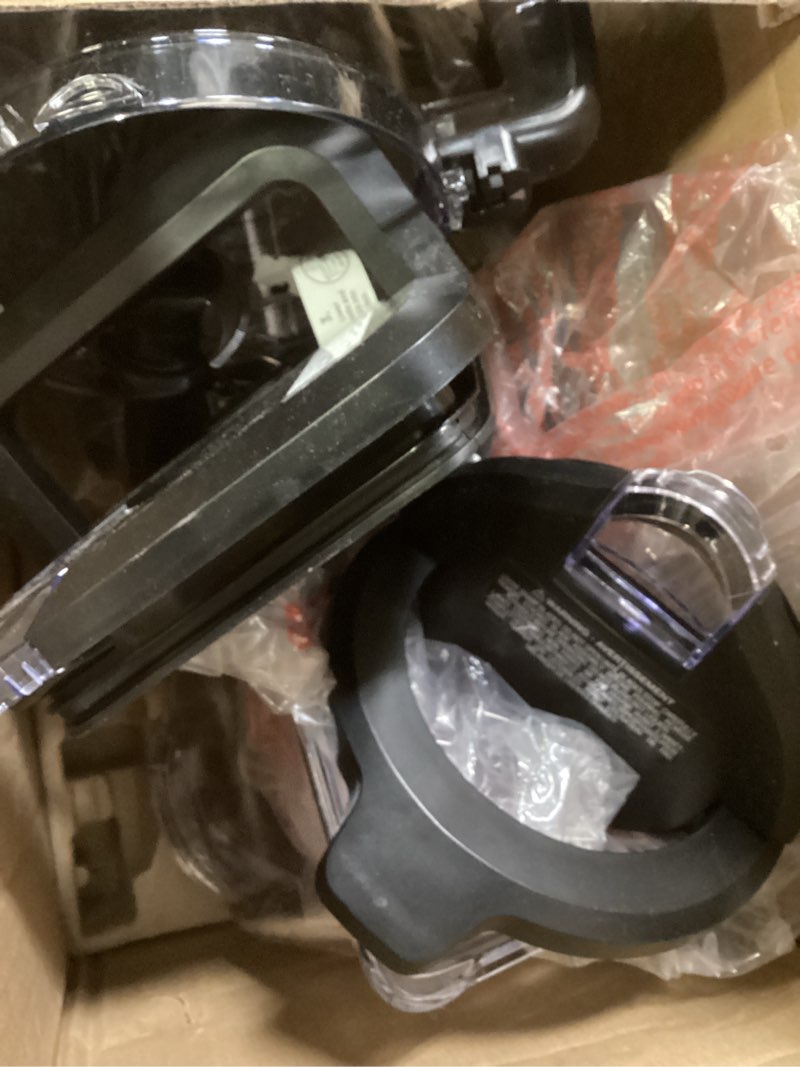 Condition photo showing As Is for Ninja Blender, Compact Kitchen System, 1200W, 3 Functions for Smoothies, Dough & Frozen Drinks with Auto-IQ, 72-oz.* Blender Pitcher, 40-oz. Processor Bowl & 18-oz. Single-Serve Cup, Grey, AMZ493BRN 1200 Peak Watts