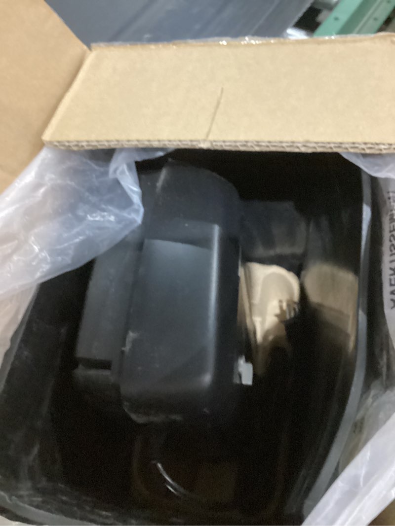 Condition photo showing As Is for Amazon Basics 6-Sheet Cross-Cut Paper and Credit Card Shredder with 3.8 Gallon Bin, Shreds Staples, Black