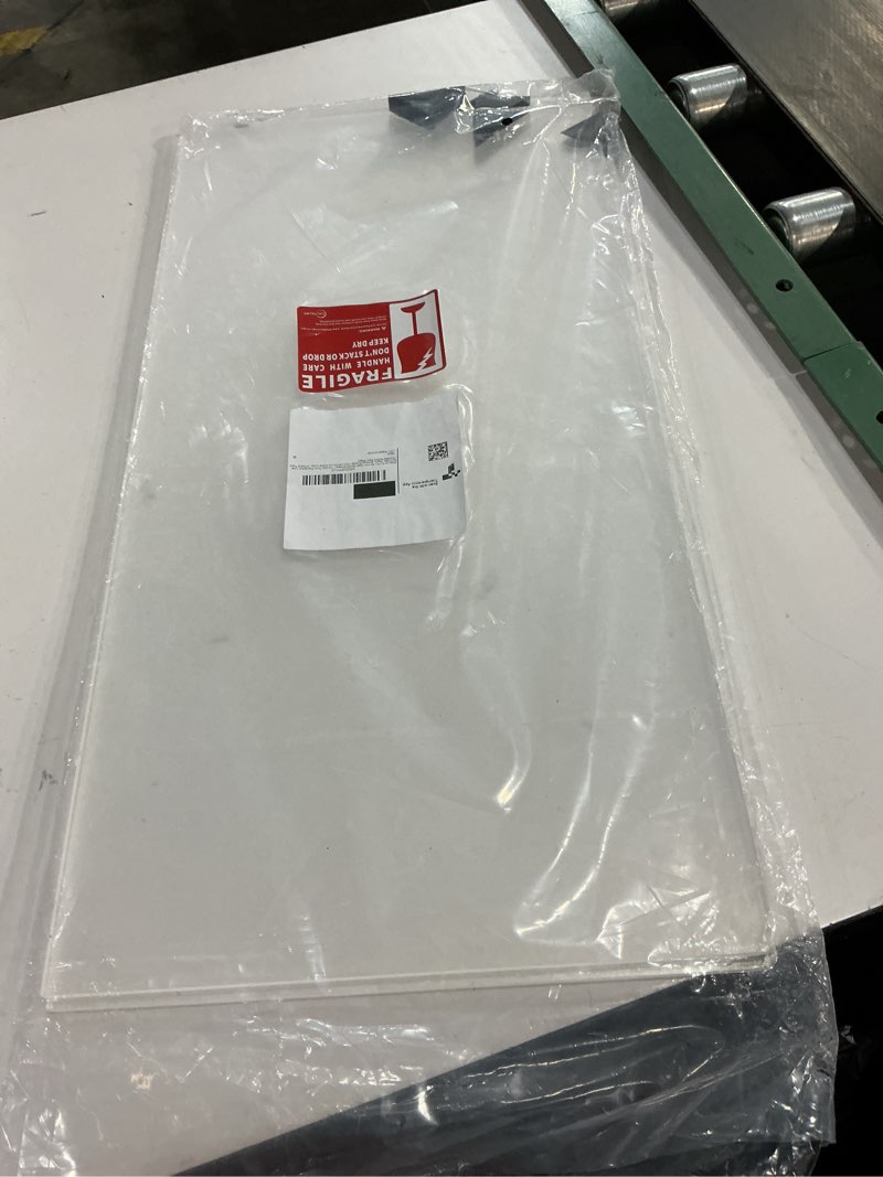 Condition photo showing Good Condition for CALPALMY (Pack of 2) 12 x 24 Inch Clear Acrylic Sheets 1/4" Thick Plexiglass; Use for Craft Projects, Signs, Display Cases, Sneeze Guard and More; Cut with Cricut, Engraver, Power Saw or Hand Tools 12x24", 1/4" Thick Clear 2