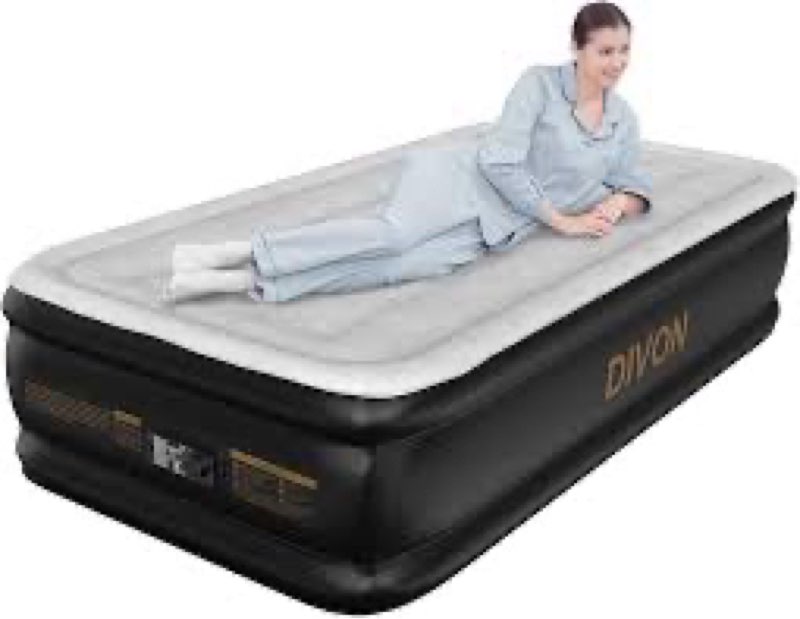 divon air mattress full with built in pump,18’’high blow up mattress full with wave pattern,self inf