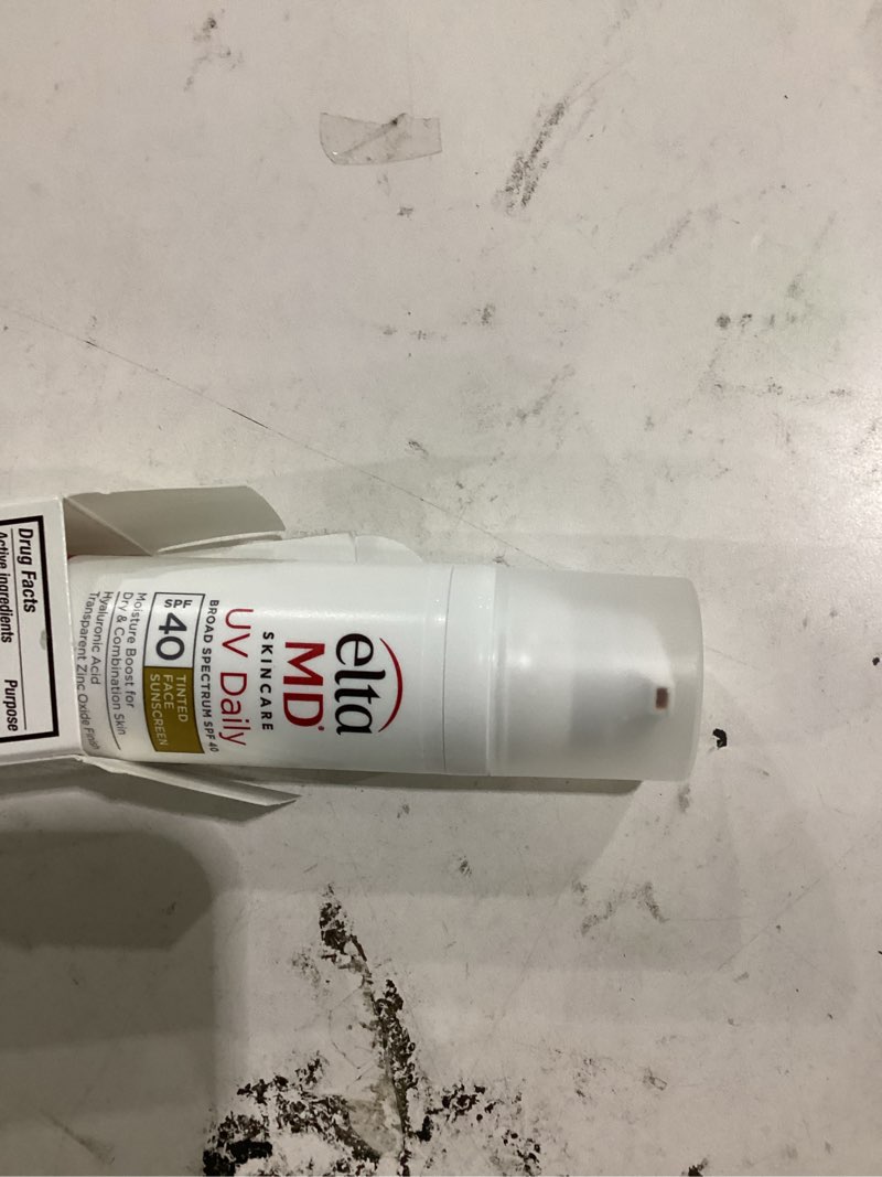 Condition photo showing Good Condition for eltamd uv daily spf 40 tinted face sunscreen moisturizer, tinted moisturizer for face with spf, great for dry, combination, and normal skin