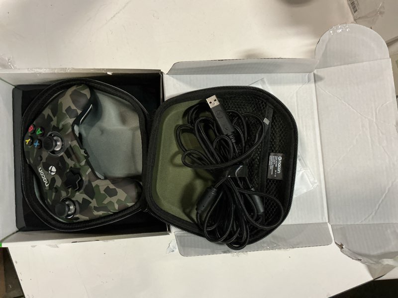 Condition photo showing As Is for nacon revolution x controller field camo - xbox series x|s and xbox one