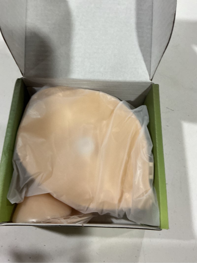 Condition photo showing Good Condition for ultra invisible sticky bra push up, strapless adhesive bra for women's exotic bras, reusable silicone sticky boobs for backless dress (a cup, beige) a beige