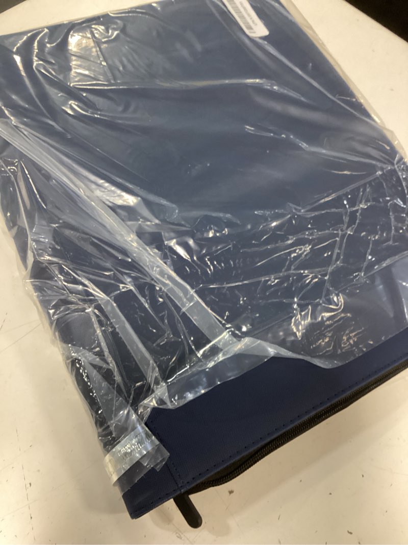 Condition photo showing Good Condition for 9-pocket toploader binder, clovecat premium card book? holds 252 trading card with 20 removable top-loader sleeves?pu card holder folders,card album for mtg, tcg, yugioh, game & sports cards(blue) 252cards blue