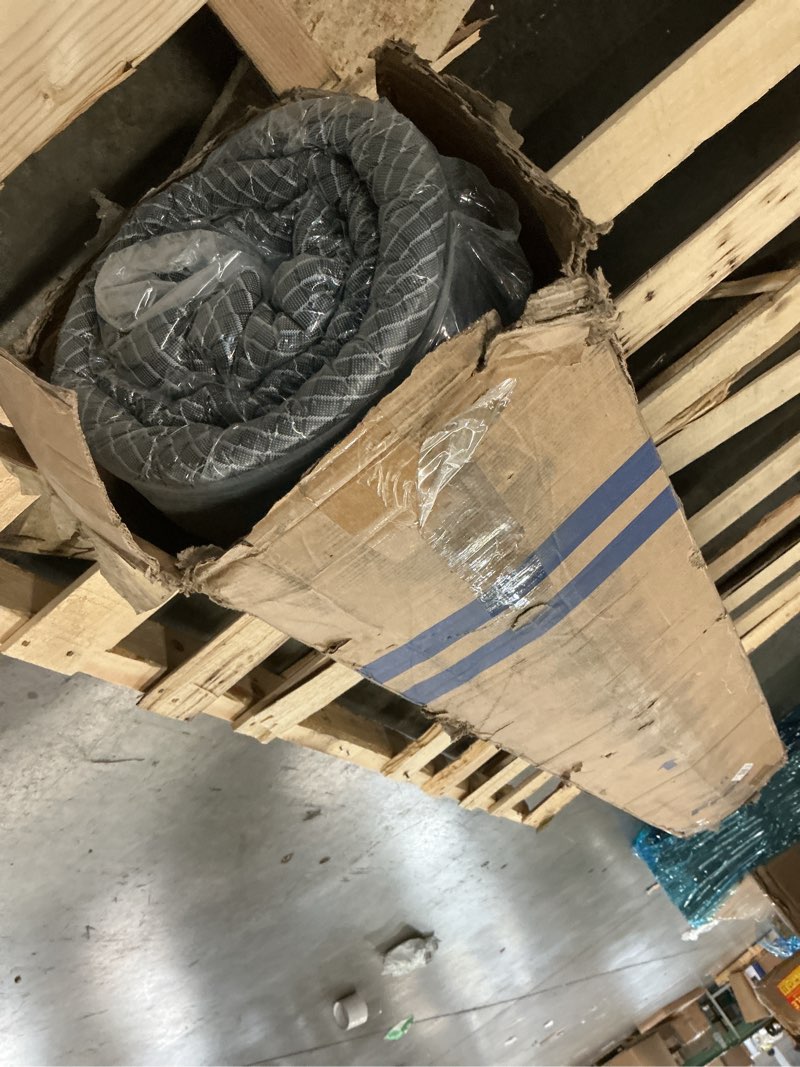 Condition photo showing New/Like New for lucid 8 inch twin- firm gel memory foam mattress bamboo charcoal foam gel infused- hypoallergenic foam, white twin 8" firm