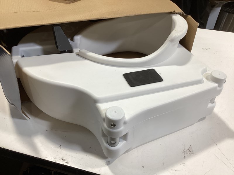 Condition photo showing Good Condition for bath safetyraised toilet seat product description: elev.toilet seat w/ remarms,rtl,1 ea