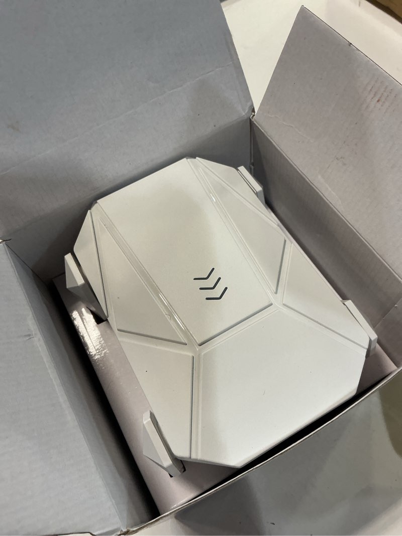 Condition photo showing Good Condition for wifi extender, 2026 fastest wifi 6 booster 1800mbps dual band (5.8/2.4ghz) wifi extenders signal booster for home, wifi repeater with ethernet port covers up to 16,999 sq.ft and 125+ devices white