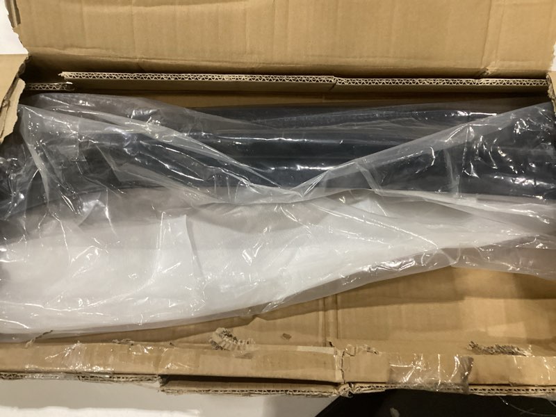 Condition photo showing As Is for hood protector/bug deflector/rock guard compatible with ford bronco sport 2021 2022 2023 2024 2025 2026, bug guard hood deflector shield, matte black