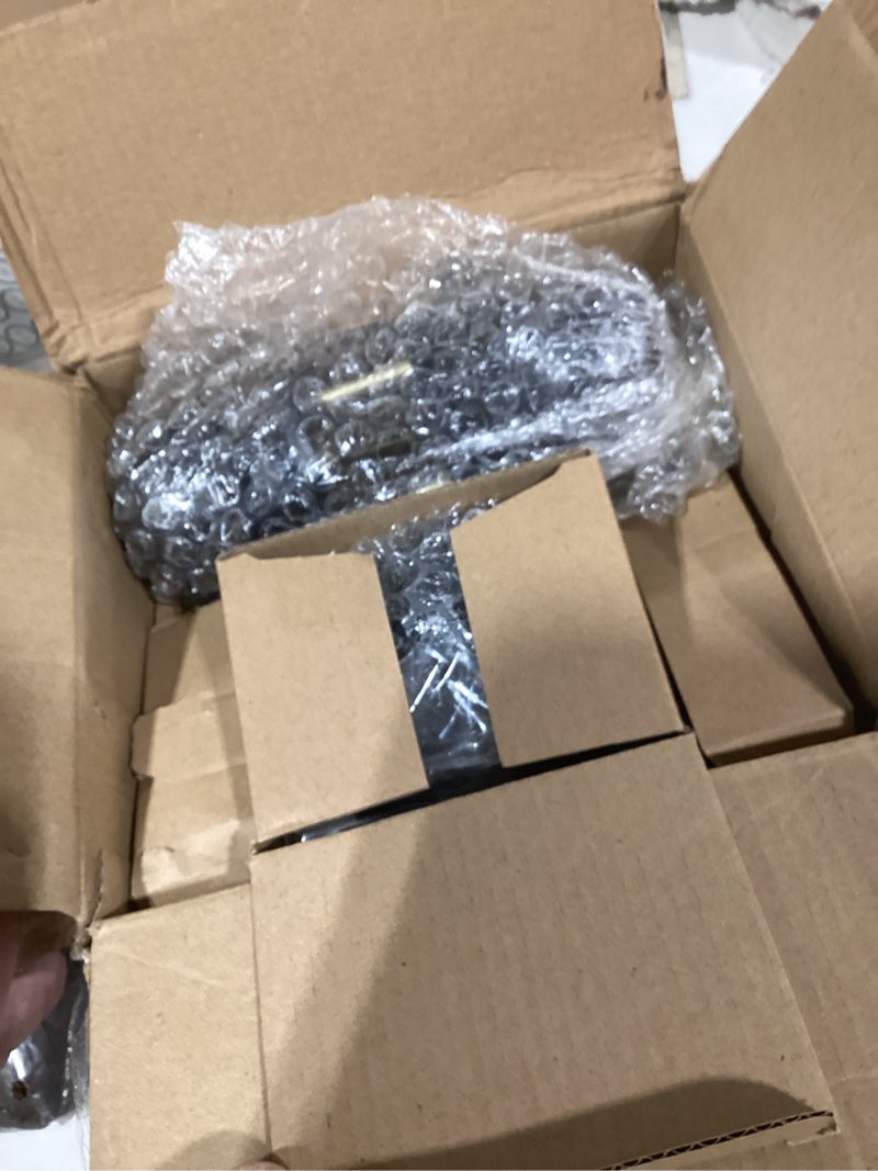 Condition photo showing New/Like New for BESTTEN 2 Pack Keyed Same Exterior Door Knobs and Single Cylinder Deadbolts Combo Set, Keyed Alike Entry Door Knobs with Locks and Keys for Entrance and Front Door, Matte Black 2 PK Deadbolt Lockset Matte Black