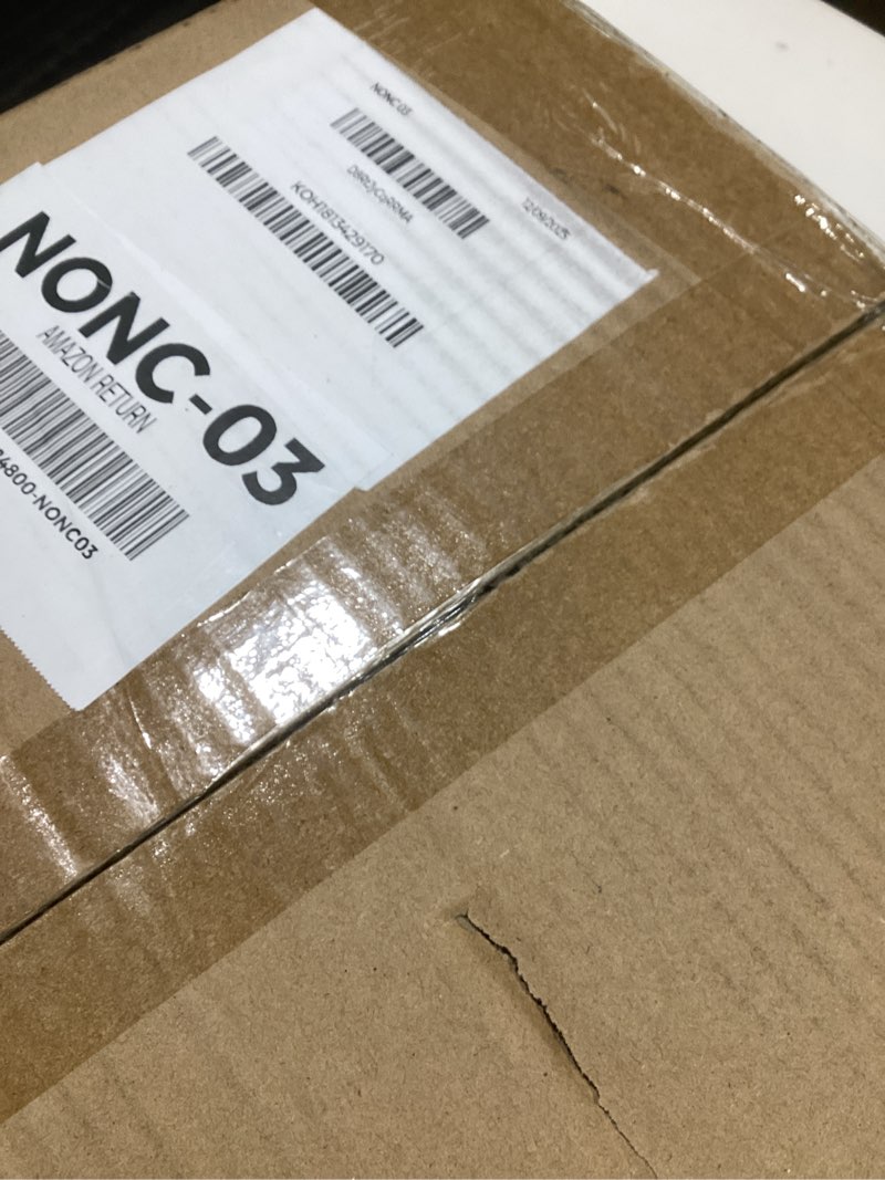 Condition photo showing New/Like New for Gibson Home Amelia Court Porcelain Chip and Scratch Resistant Dinnerware set, Service for 4 (12pcs), White (Soft Square) White (Amelia Court) Service for 4 (12pcs)