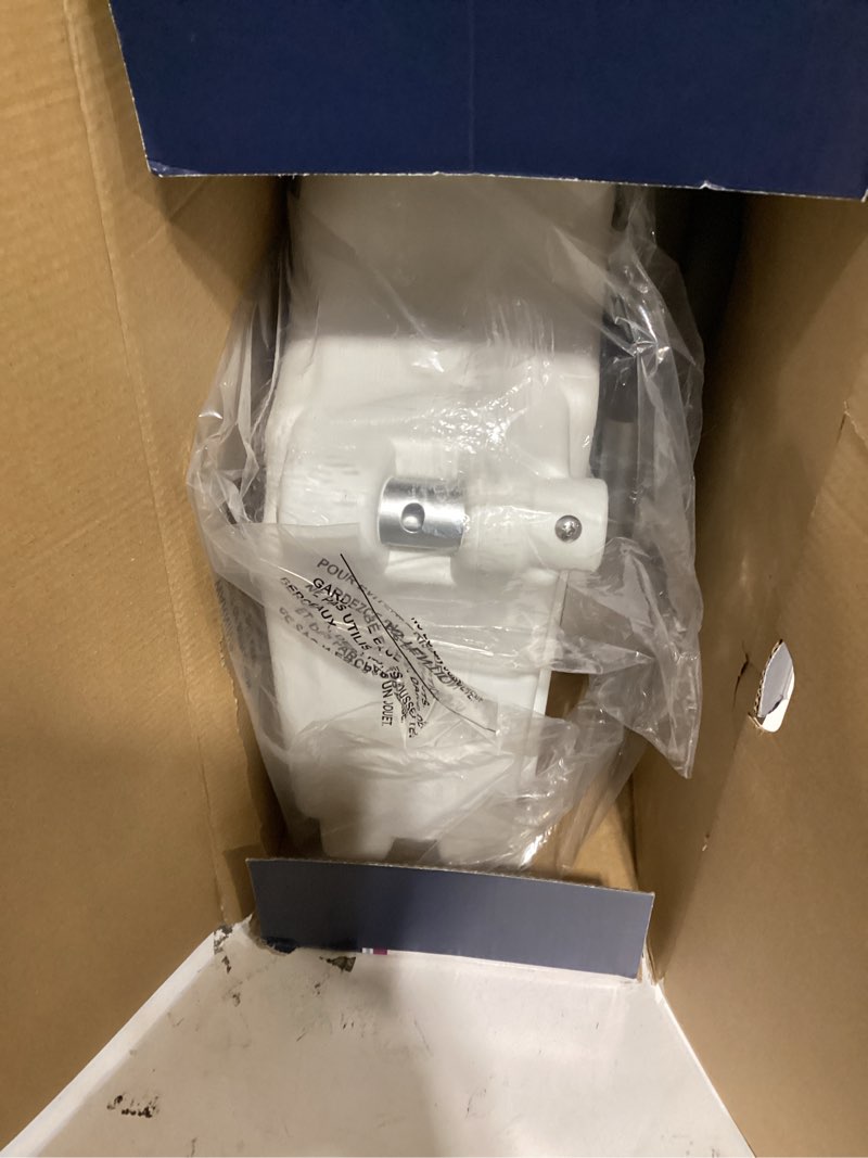 Condition photo showing New/Like New for Drive Medical RTL12027RA 2-in-1 Raised Toilet Seat with Removable Padded Arms, Standard Seat