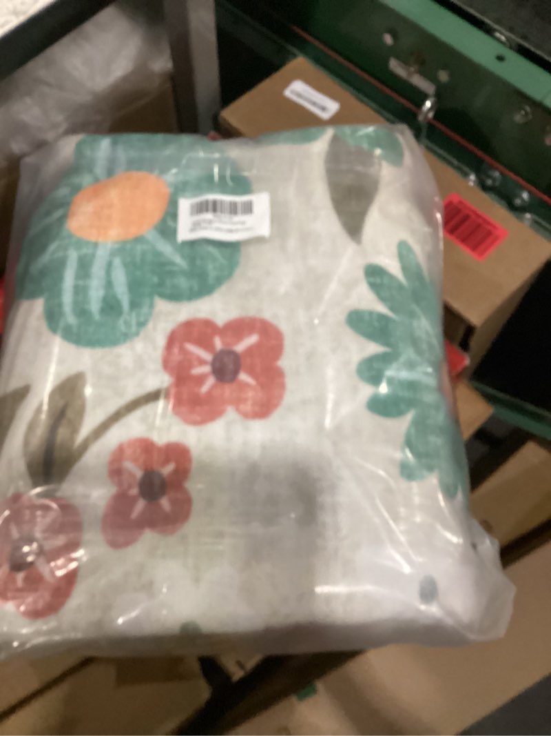 Condition photo showing New/Like New for YIHOUSE Floral Beige 6x9 Washable Living Room Area Rug, Non Slip Soft Bedroom Rug, Ultra Thin Large Colorful Flower Carpet for Dining Room Home Office Beige,6'x9' Beige 6' x 9' (Rectangular)