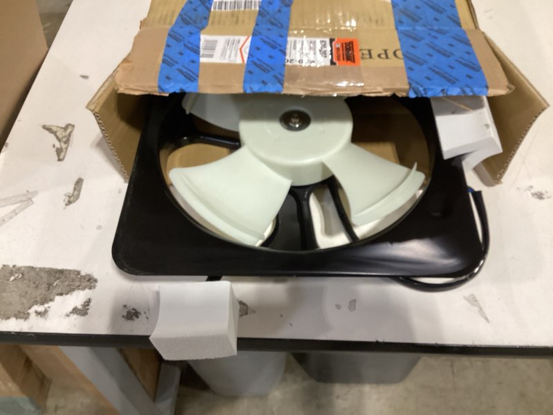 Condition photo showing As Is for dorman 620-207 a/c condenser fan assembly compatible with select acura / honda models