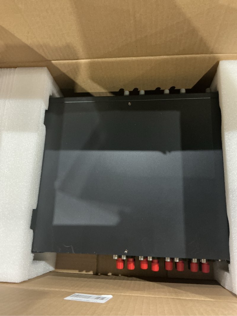 Condition photo showing Good Condition for pyle 8-channel wireless bluetooth power amplifier - 4000w rack mount multi zone sound mixer audio home stereo receiver box system w/ rca, usb, aux - for speaker, pa, theater, studio/stage - pt8050ch