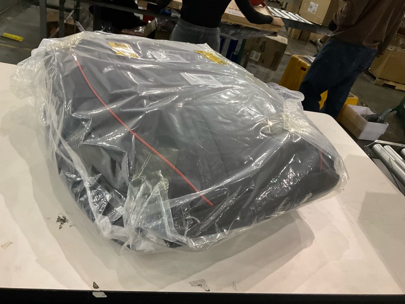 Condition photo showing New/Like New for Seat Covers Custom Fit for 2007-2025 2026 Chevy Chevrolet Silverado GMC Sierra Pickup 1500 2500HD 3500HD Trail Boss Z71 Crew Double Extended Cab Leather Seat Cushion Covers (Full Set, REDLINE) 008# Redline 5 Seats (2007-2026)