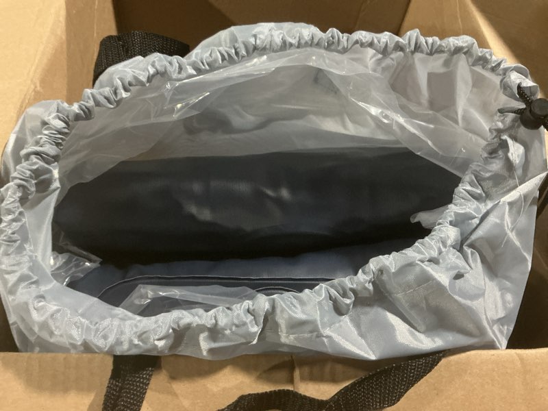 Condition photo showing Good Condition for amazon basics inflatable air mattress, queen 22in height blow up mattress with built in pump