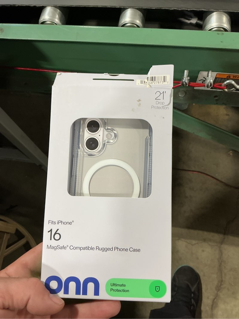 Condition photo showing Good Condition for onn magsafe compatible rugged phone case for iphone 16 - clear