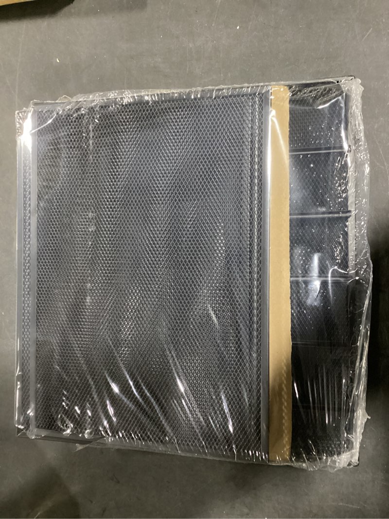 Condition photo showing New/Like New for Marbrasse 6 Tier Paper Organizer Letter Tray - Mesh Desk File Organizer with Handle, Paper Sorter Organizer for Letter/A4 Office File Folder Holder - Black 6 Tier - Black
