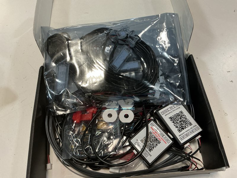 Condition photo showing New/Like New for dreamcolor acrylic interior car led strip light with wireless app, rgb 18 in 1 with 175 inches 612 leds fiber optic strip lights for car, dual zone symphony neon car ambient lighting dreamcolor 18 in 1