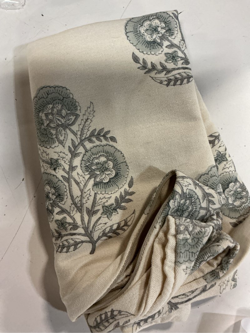 Condition photo showing Good Condition for ycoll vintage floral print pillow covers 20x20 set of 2 patterned accent decorative cushion covers modern farmhouse throw pillow covers for sofa couch chair bed living room home decor, aqua haze aqua haze 20" x 20" (pack of 2)