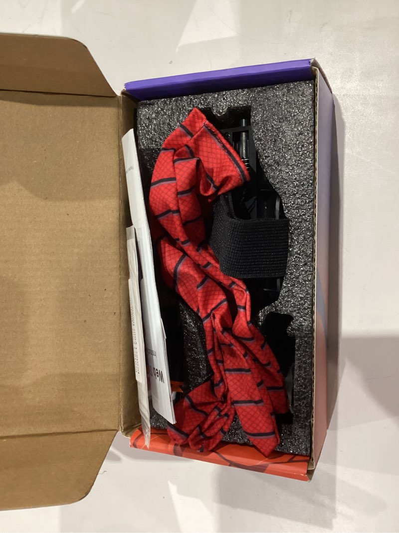 Condition photo showing Good Condition for Spider Silk Launcher for Kids,Web Shooters- USB Type c Charging, Launch Distance 8ft - Can Grab Small Objects-Variety of Play Modes (Black) Kids Edition (Black )Kids Edition