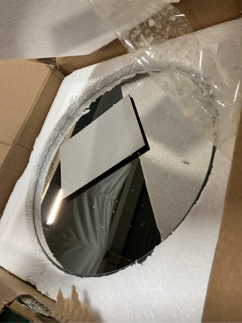 Condition photo showing Good Condition for seelenruhe 10" round mirrors for centerpieces for tables, round mirrors trays plates for centerpieces, wedding decorations, baby shower party, christmas decorations, 2mm, 12 pcs 10 inch