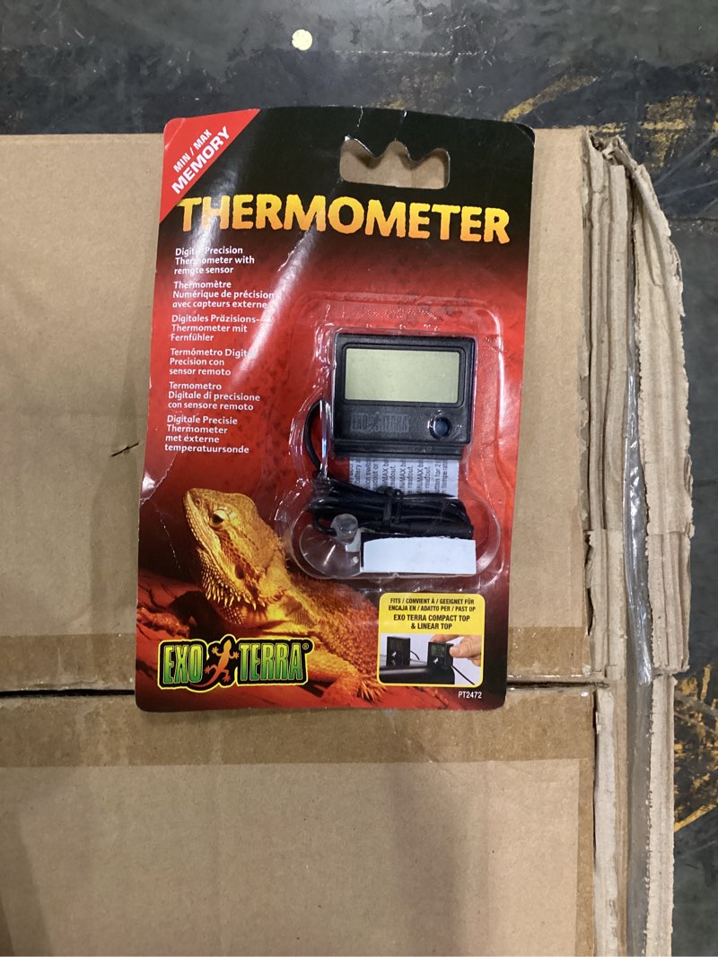 Condition photo showing New/Like New for Exo Terra Digital Thermometer with Probe  Celsius and Fahrenheit