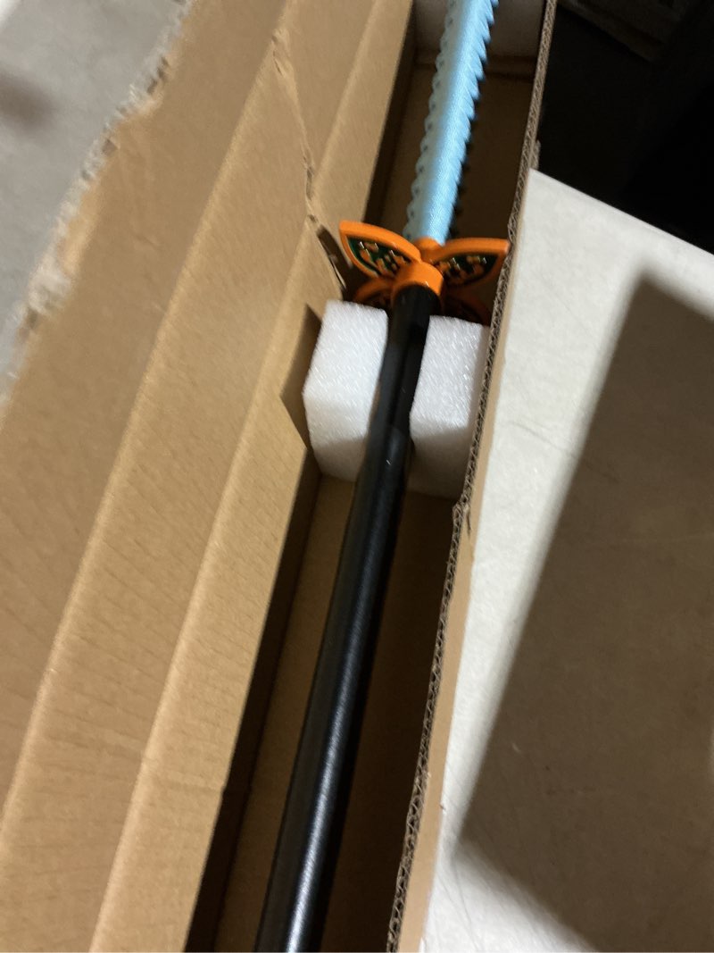 Condition photo showing Good Condition for Metal Demon Sword 104cm/41inchs,Stainless Steel, Hashira Pillar and Protagonist Katana for Anime Cosplay, Anime Original Textures, Multiple Styles to Choose from Kochou Shinobu