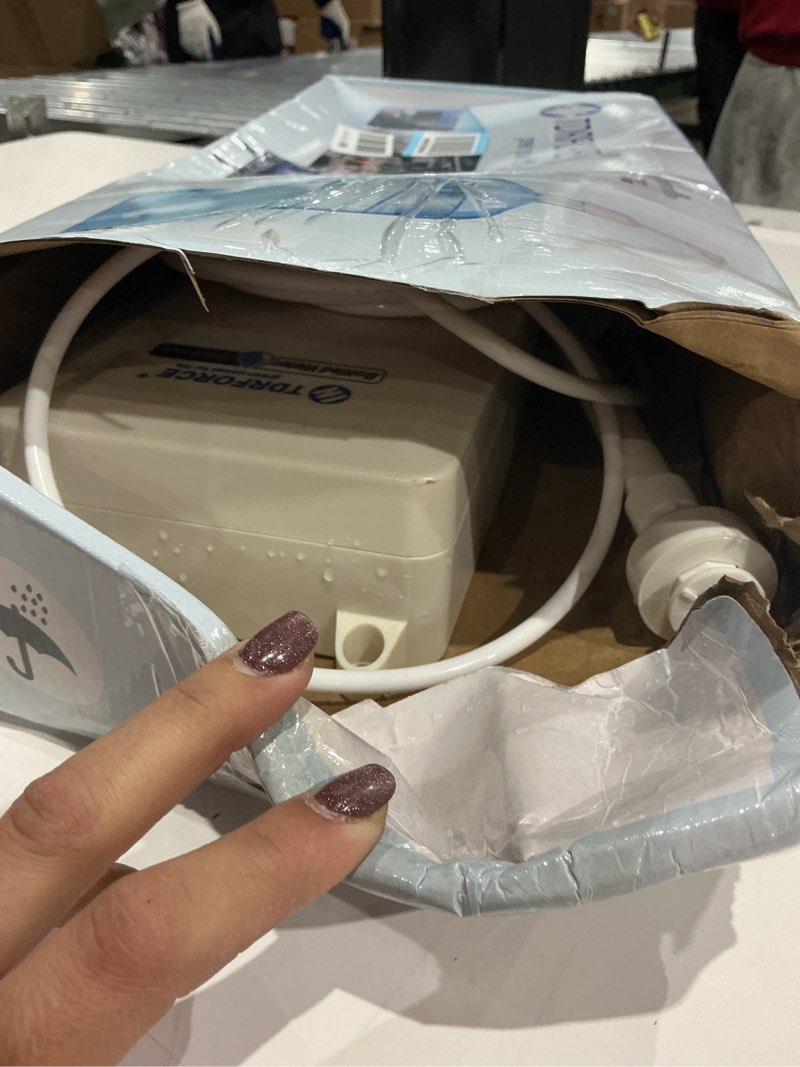 Condition photo showing As Is for electric drinking water pump bottle speed adjustable water dispenser pump 5 gal bottled water system with singel water inlet for refrigerator ice-maker coffee