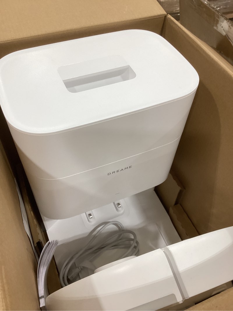 Condition photo showing As Is for DREAME D10 Plus Gen 2 Robot Vacuum and Mop with Self Emptying Base for 90 Days of Cleaning, 6000 Pa Suction and LiDAR Navigation, Obstacle Avoidance, Wi-Fi Connected