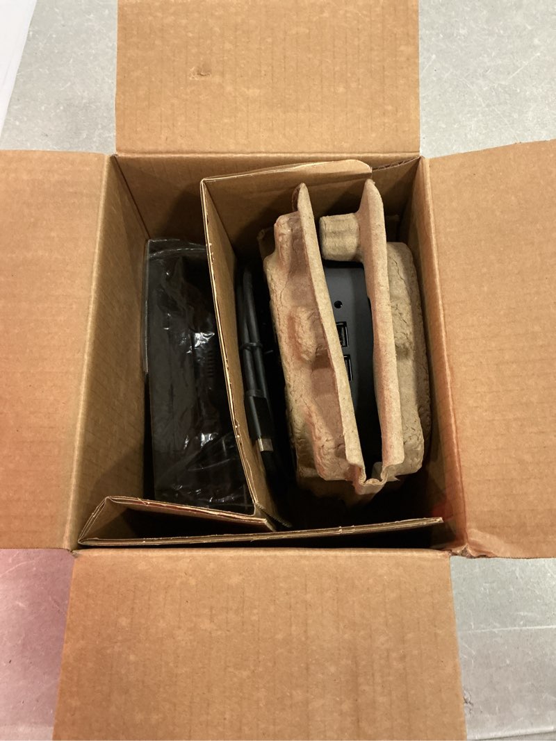 Condition photo showing Good Condition for hp 5tw10aa 120w docking station for laptop dual monitor usb-c g5 dock with hdmi, displayport, usb-c cables (new)
