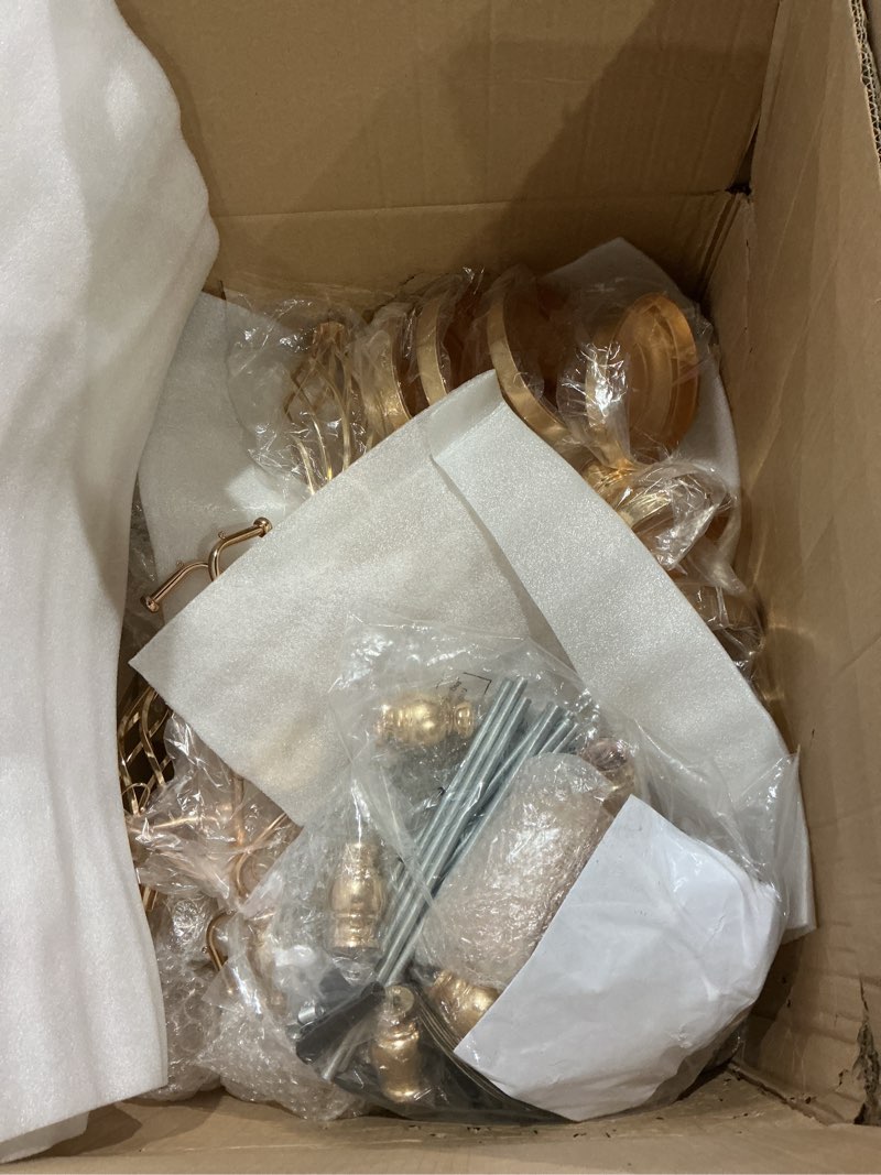Condition photo showing Good Condition for nitial 8 pcs 5 arm crystal candelabra centerpieces for table 27 inch retro victorian crystal candle holders bowl table centerpieces decor for wedding banquet valentine dinner party event (gold) gold 8