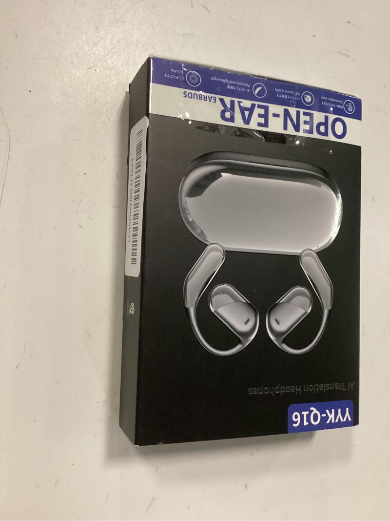 Condition photo showing New/Like New for real-time ai translation earbuds, 177 language translator earbuds, audifonos traductores inglés español, 3-in-1 translating earbuds for travel, meetings & language learning, with charging case