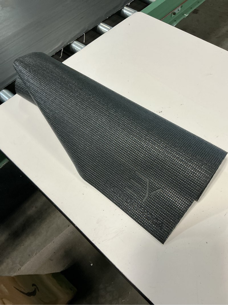 Condition photo showing Good Condition for everyday yoga deluxe mat - 72"l x 24"w non slip exercise mat, anti-tear, 3-5mm thickness for yoga, pilates & floor workouts black 3mm thick